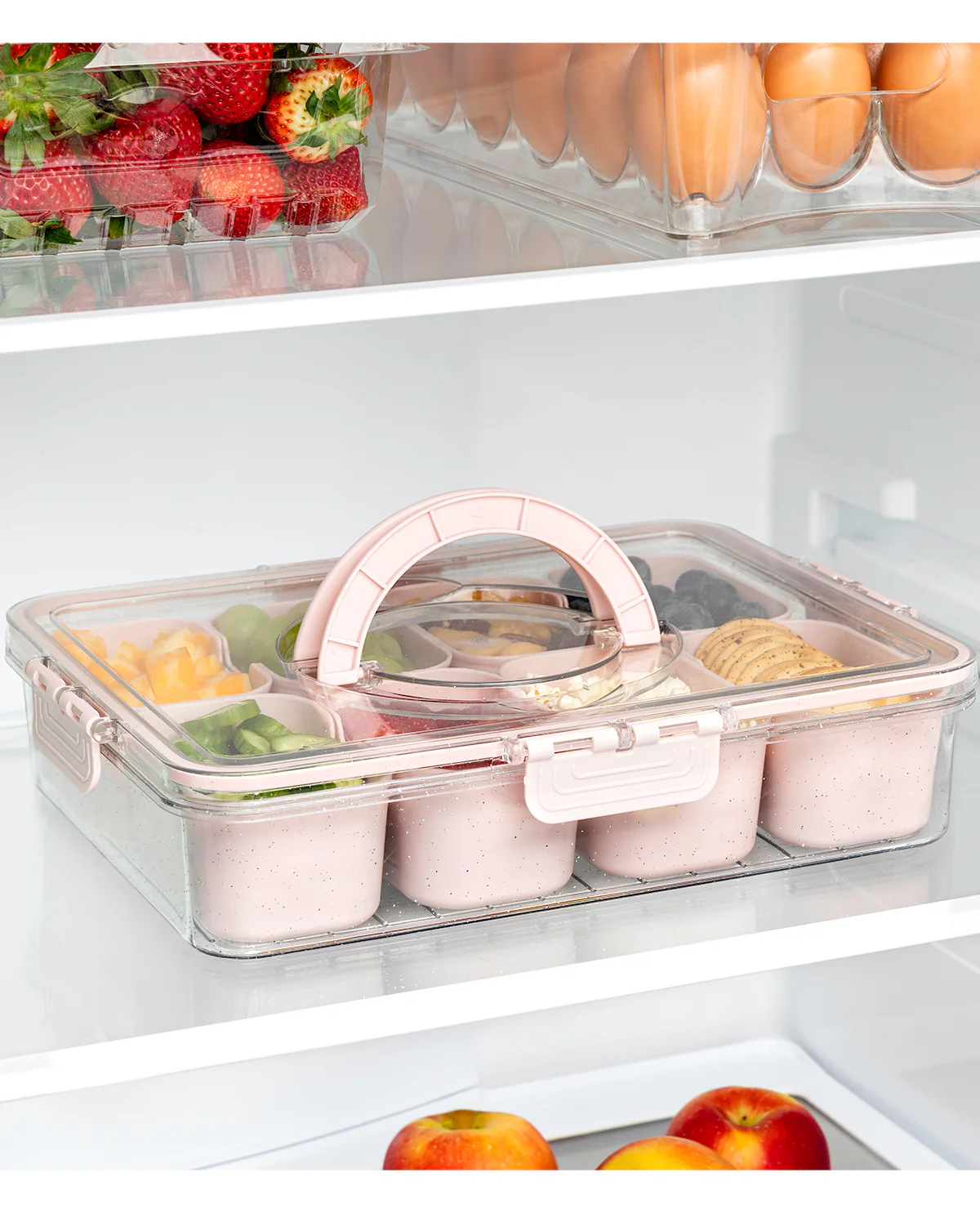 9 Section Glitter Handled Snackle Crepe - Image 6