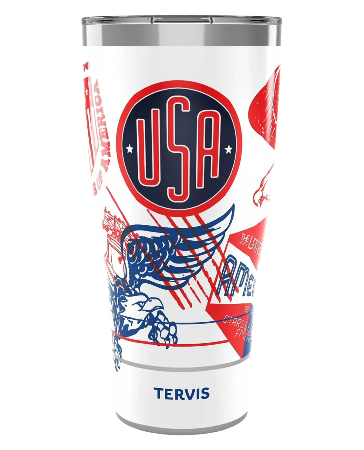 20oz America All Over Tervis