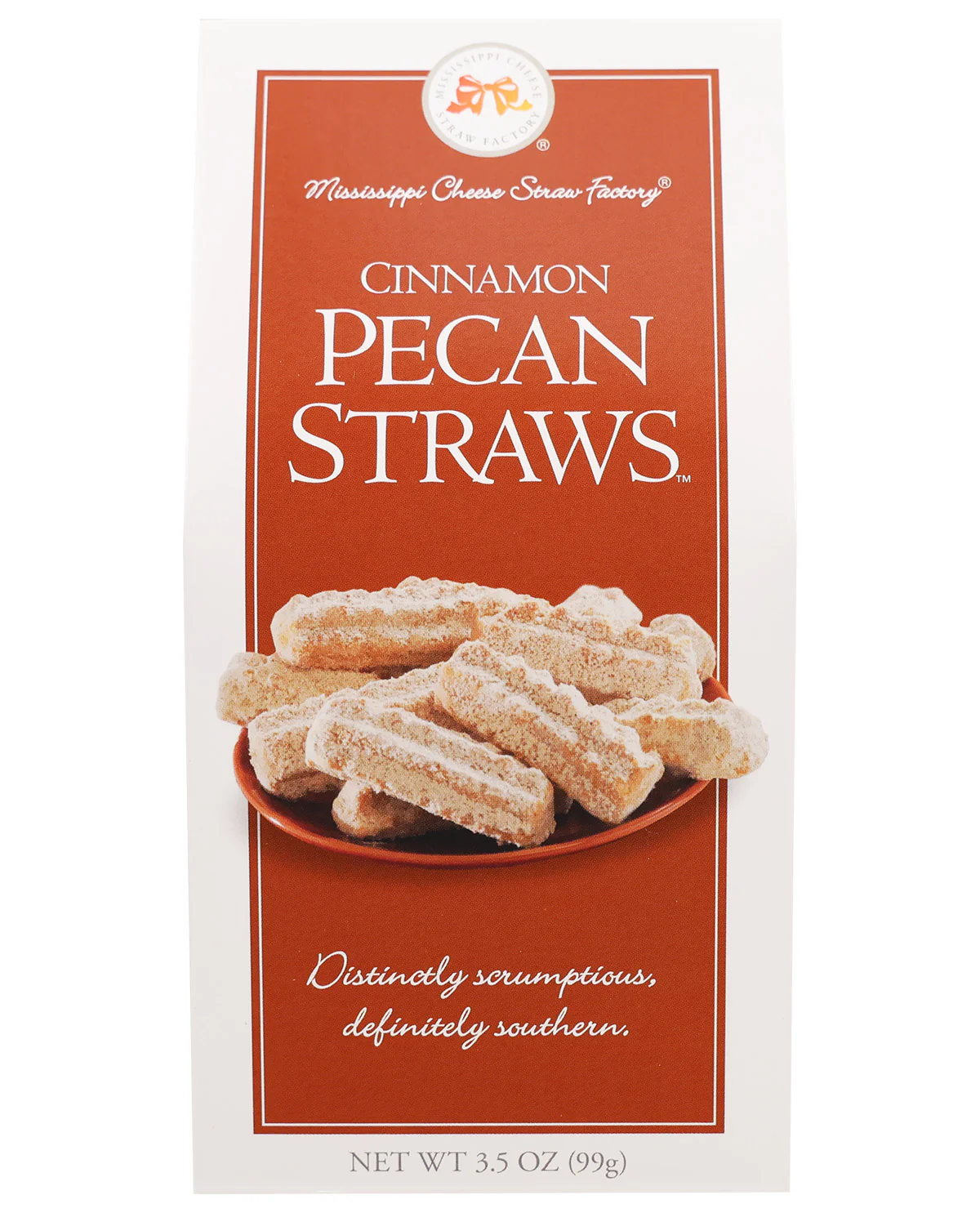 Mississippi Cheese Straws 3.5oz Cinnamon Pecan Flavor