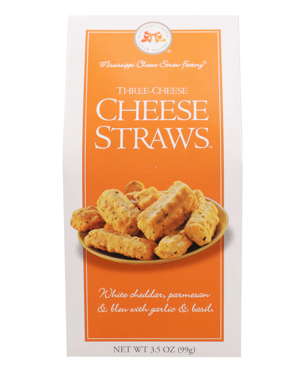 Mississippi Cheese Straws 3.5oz Three Cheese Flavor