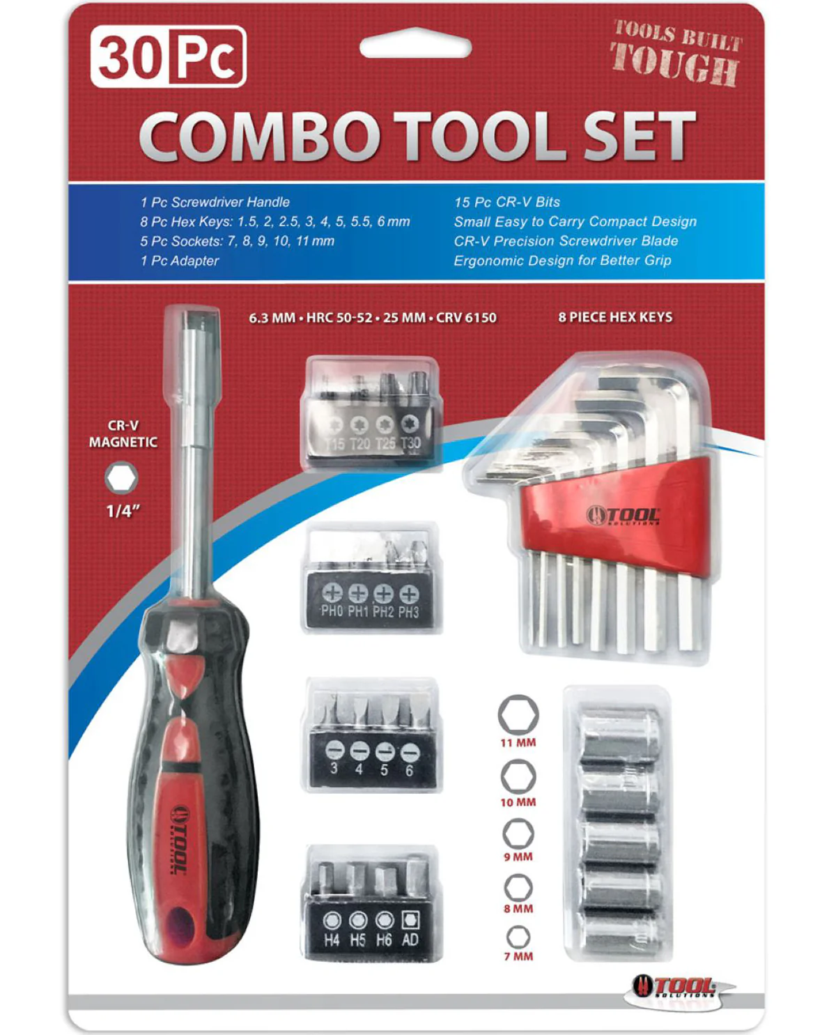 30 Piece Combo Tool Set