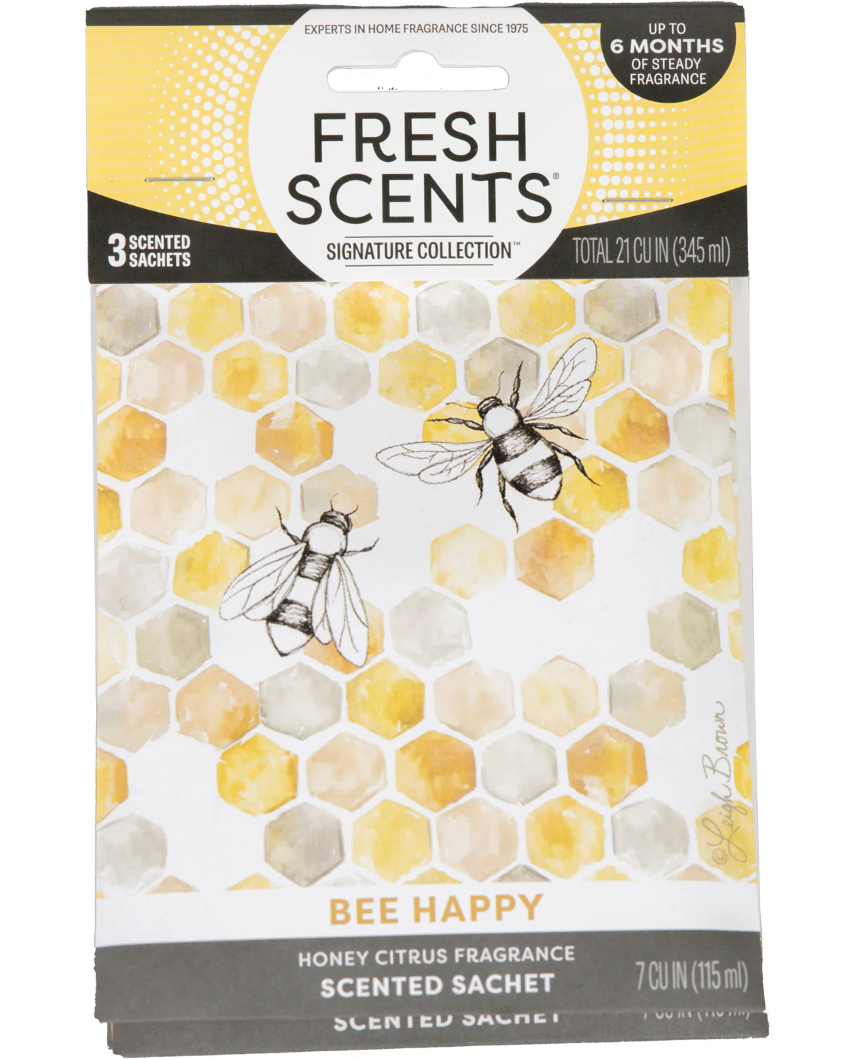 Bee Happy 3pk Scented Sachets