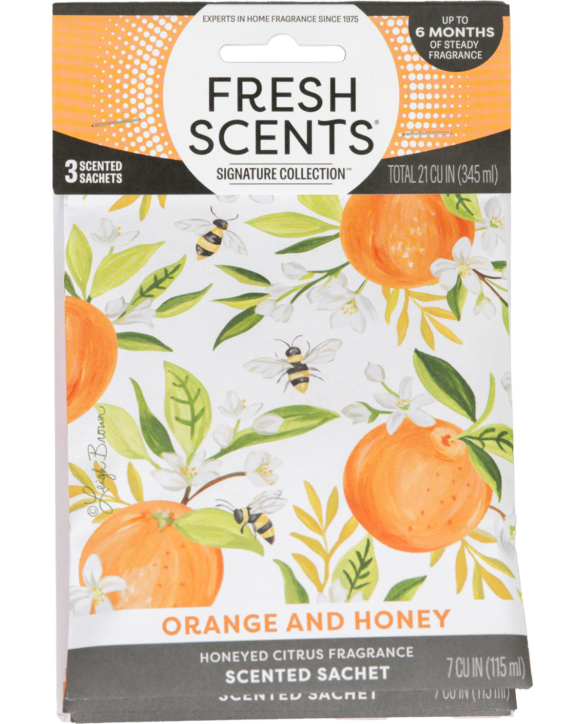 Orange & Honey 3pk Scented Sachets