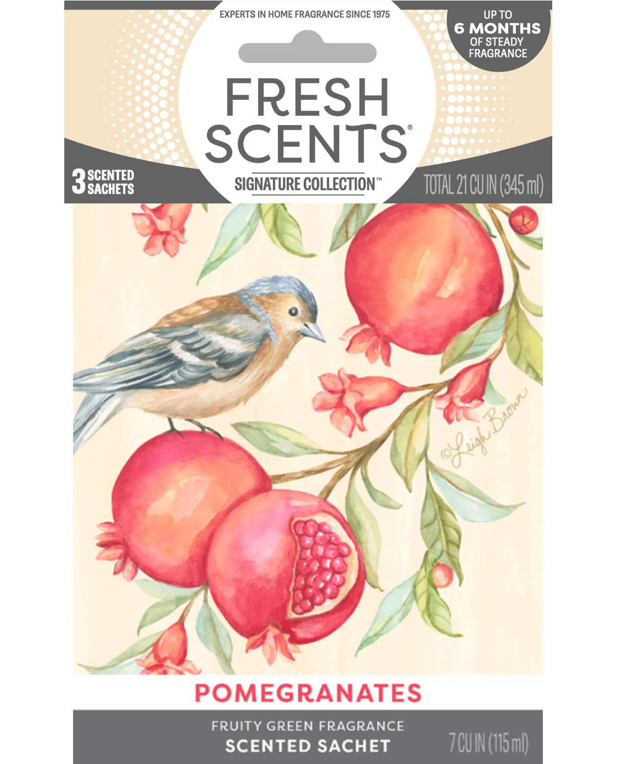 Pomegranate 3pk Scented Sachets