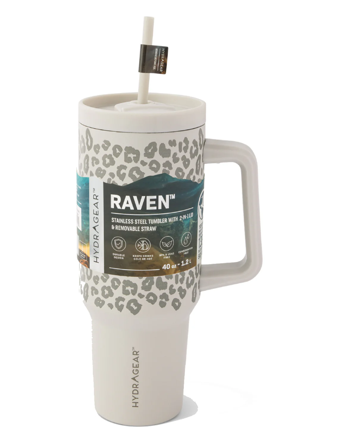 40oz Raven Embossed Tumbler