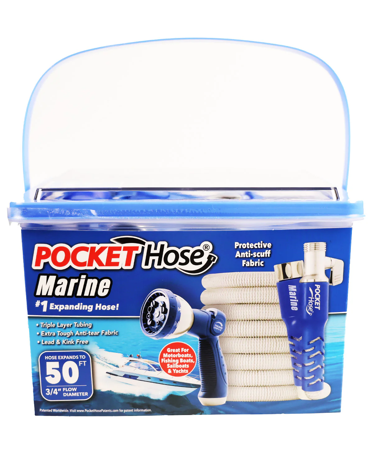 50ft Marine Pocket Hose