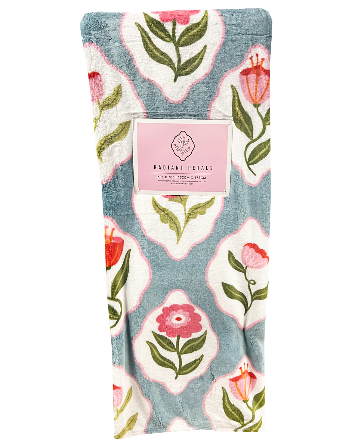 60x70 Preppy Floral Throw