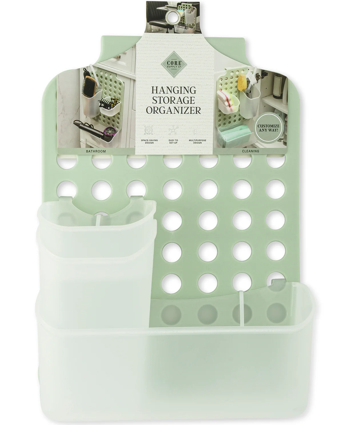 Adjustable Storage Rack With 3 Baskets
