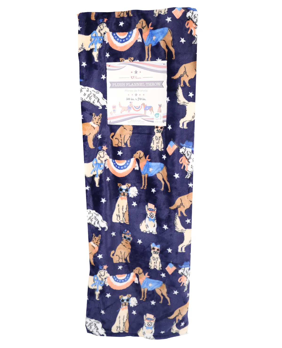 Americana Dogs 300g 50x70 Throw