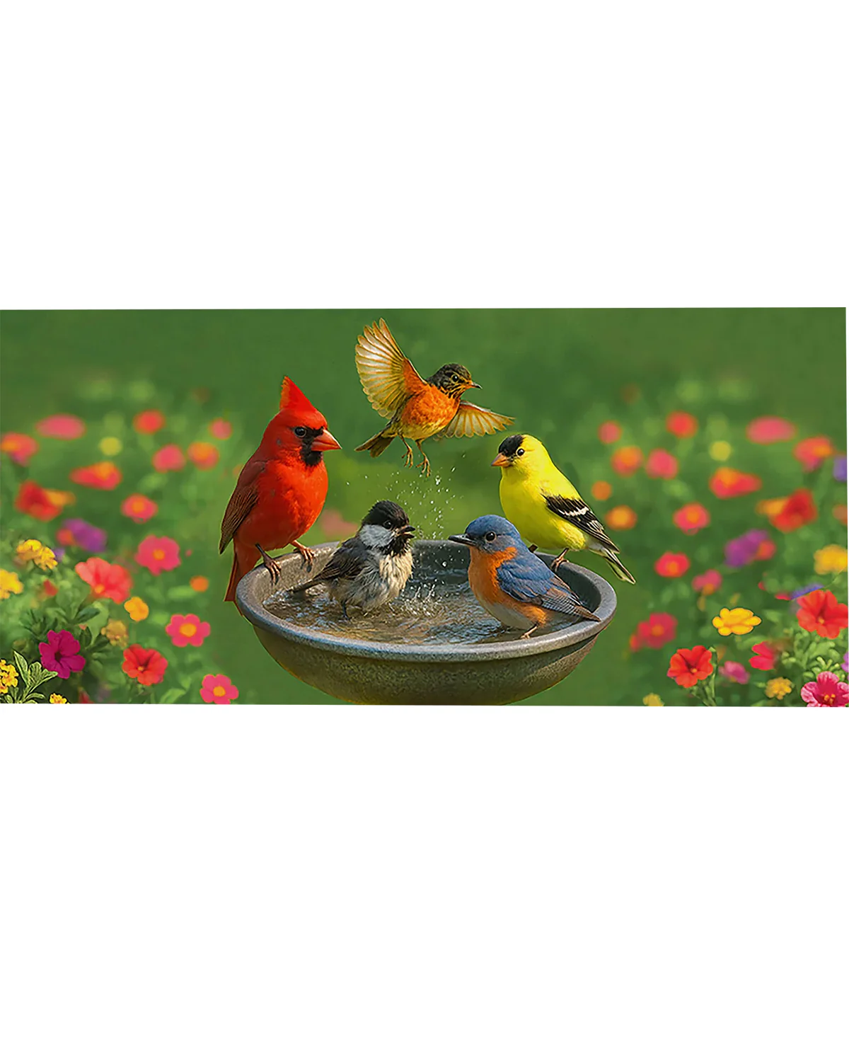 Bathing Birds Sassafras