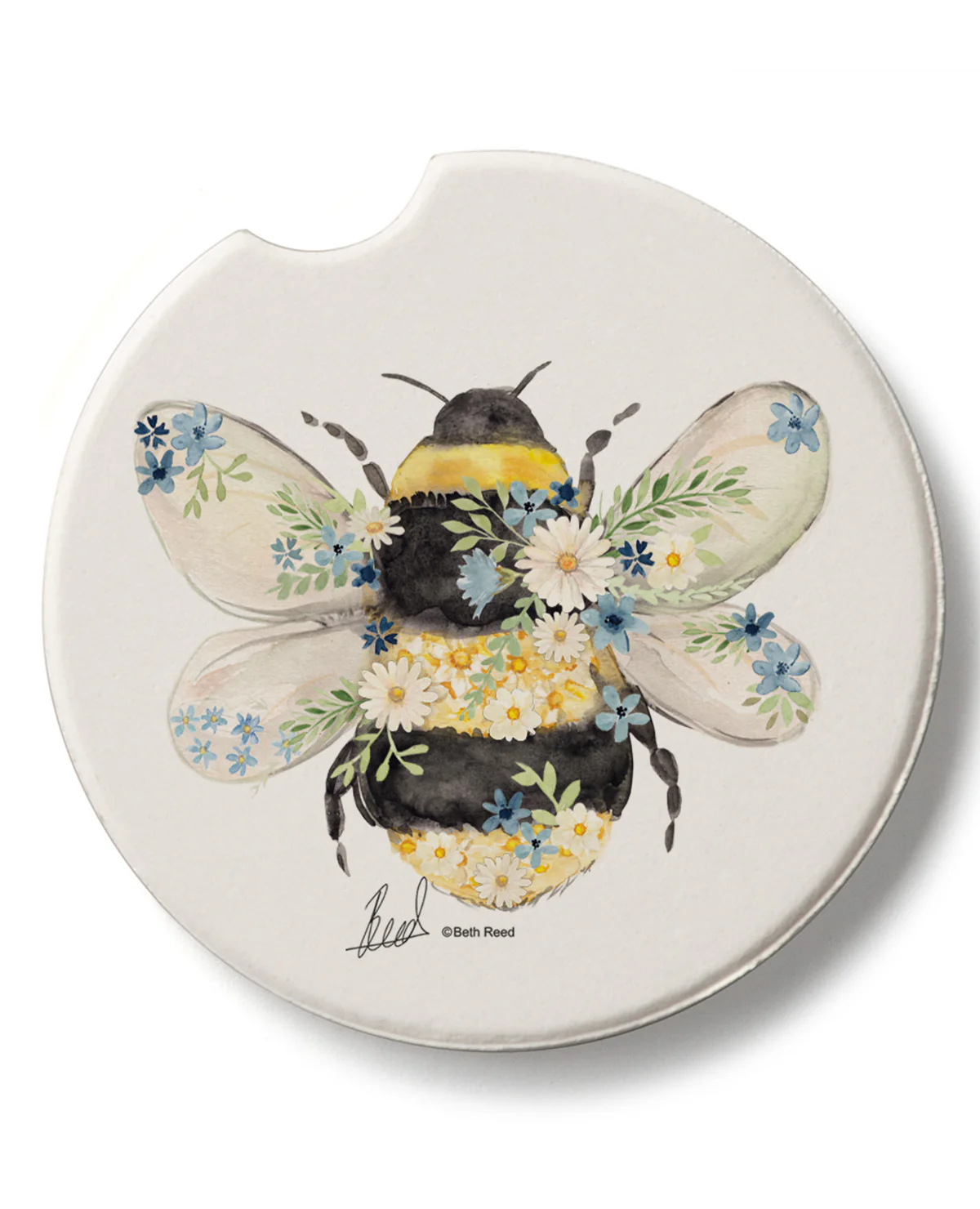 Beautiful Bee Car Coaster