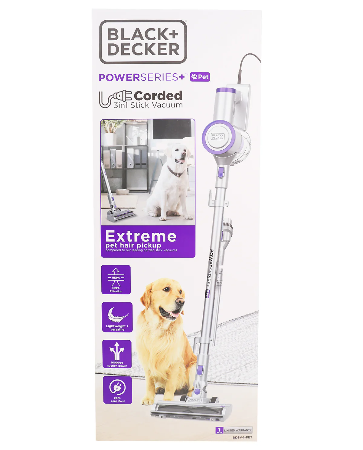 Black & Decker 3-in-1 Stick Vacuum