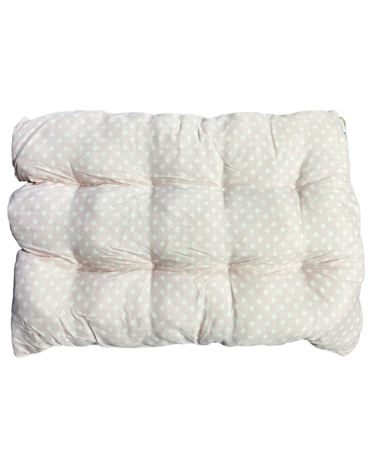 Block Floral Pink 30x40 Pet Bed