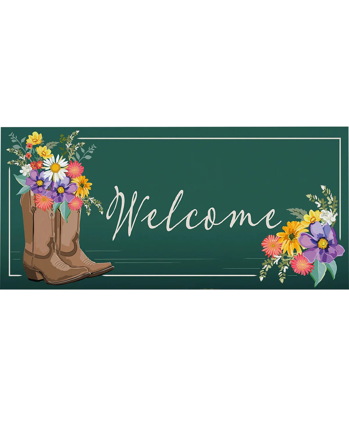 Boots And Bow Floral Sassafras