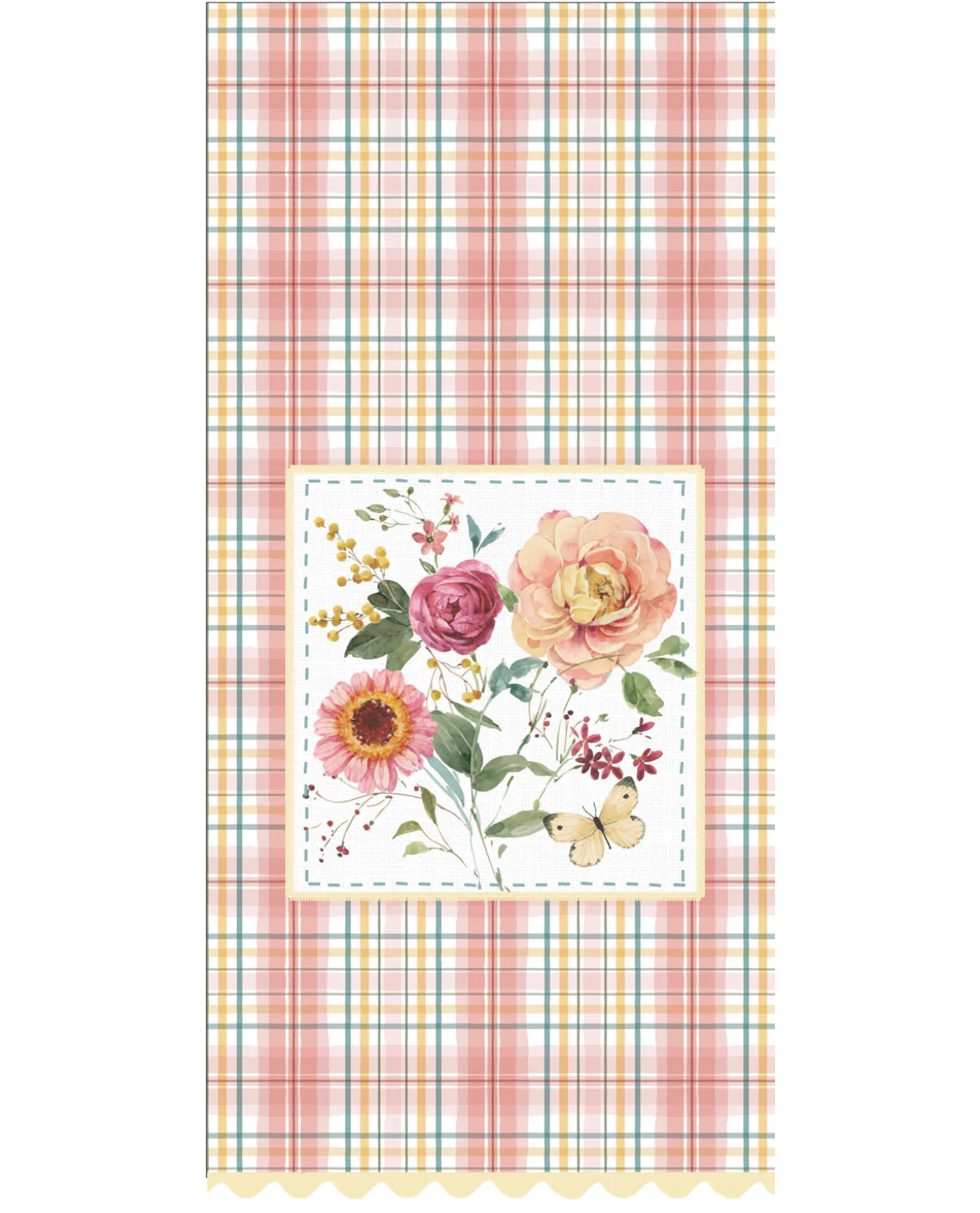 Botanical Floral Patch Kitchen Terry Towel