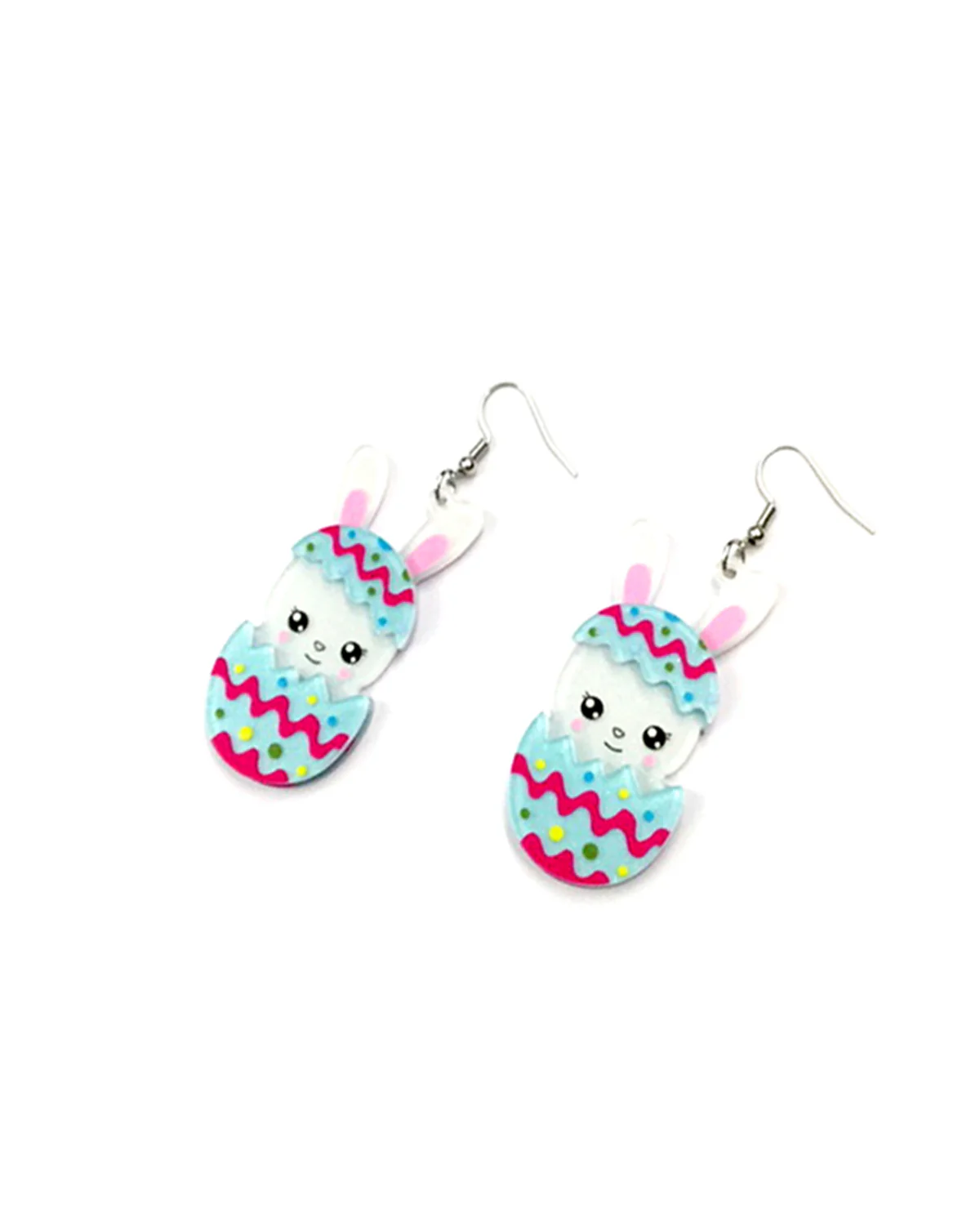 Bunny In Egg Earrings