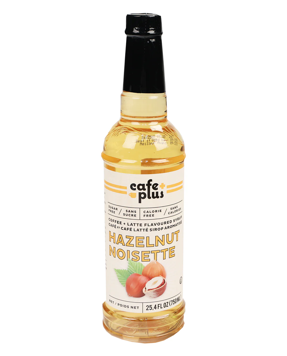 Cafe Plus Hazelnut-Flavored Coffee Syrup
