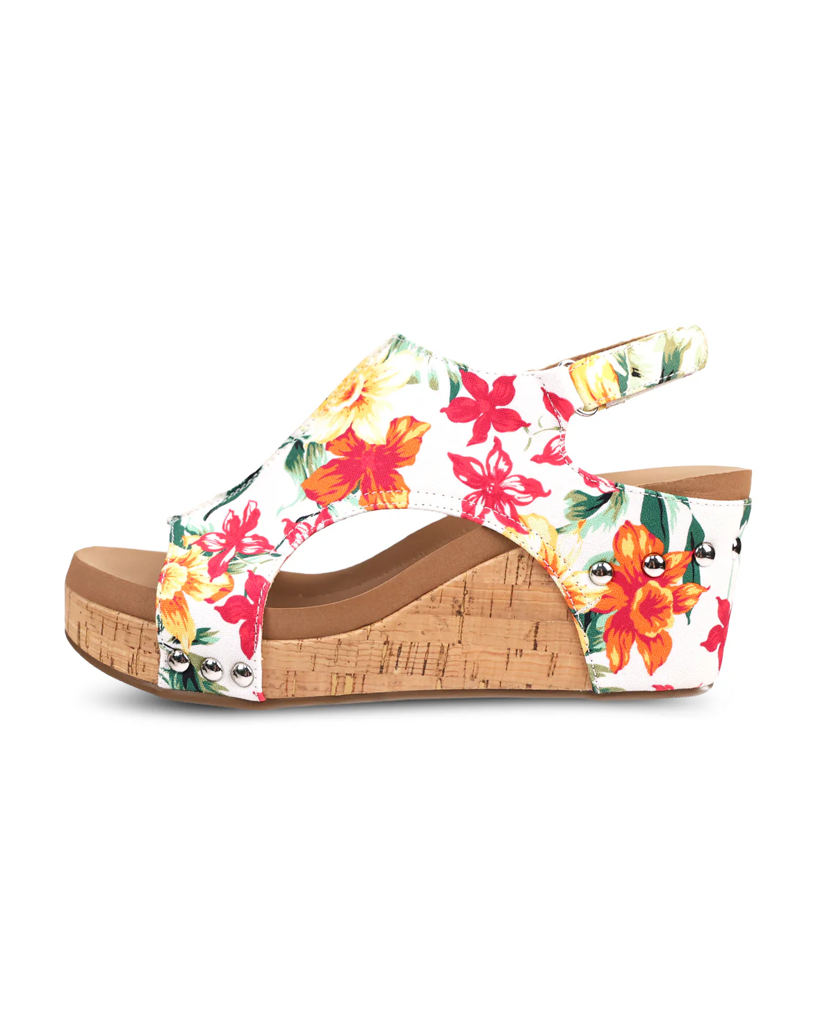 Corkys Carley Sandal White Floral