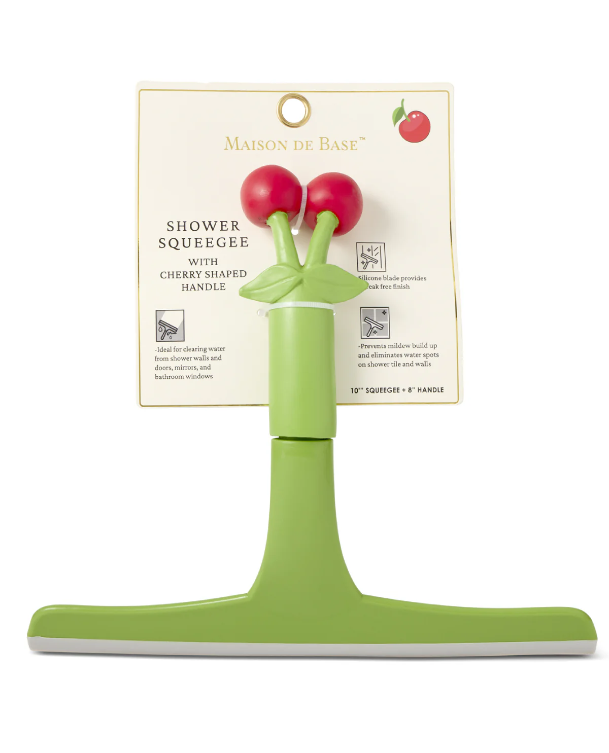 Ceramic Shower Squeegee With Cherry Handle