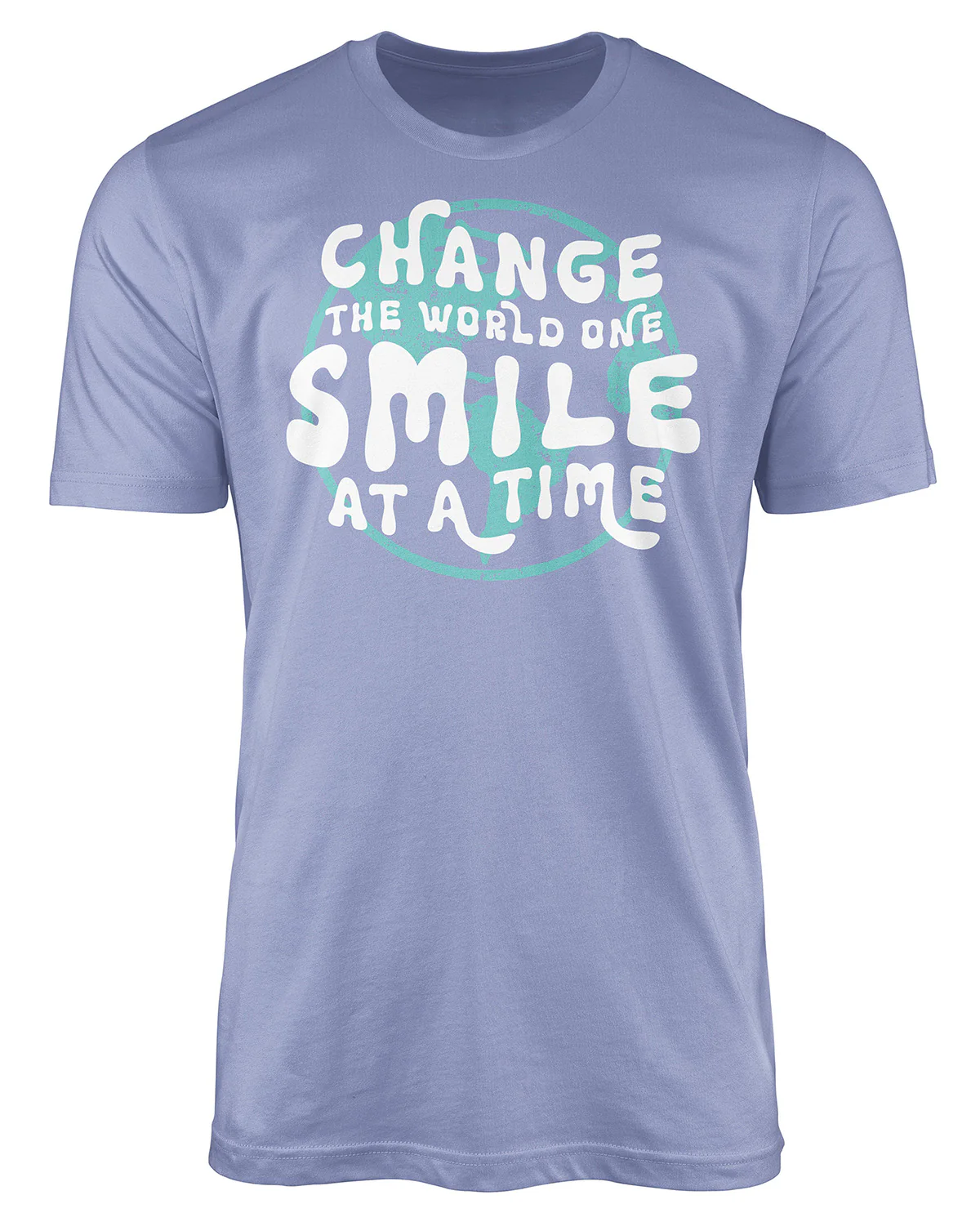 Change the World Short Sleeve Screen Tee Violet