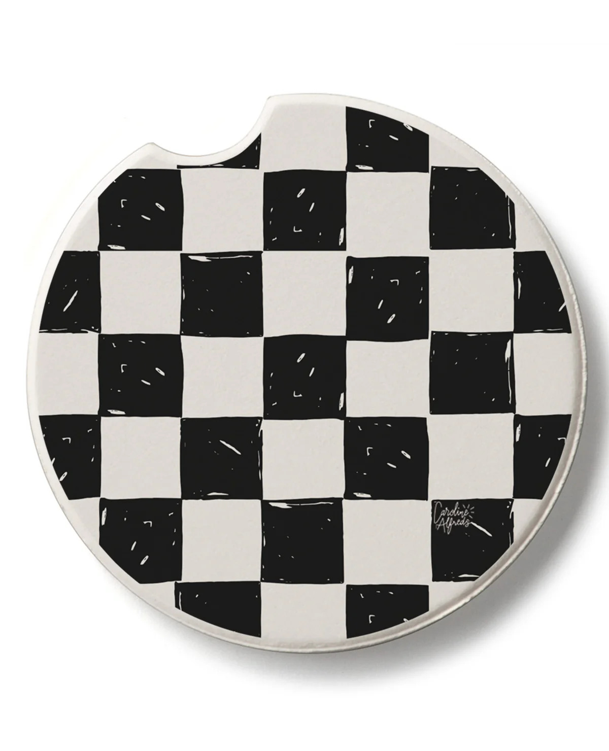Checker Car Coaster