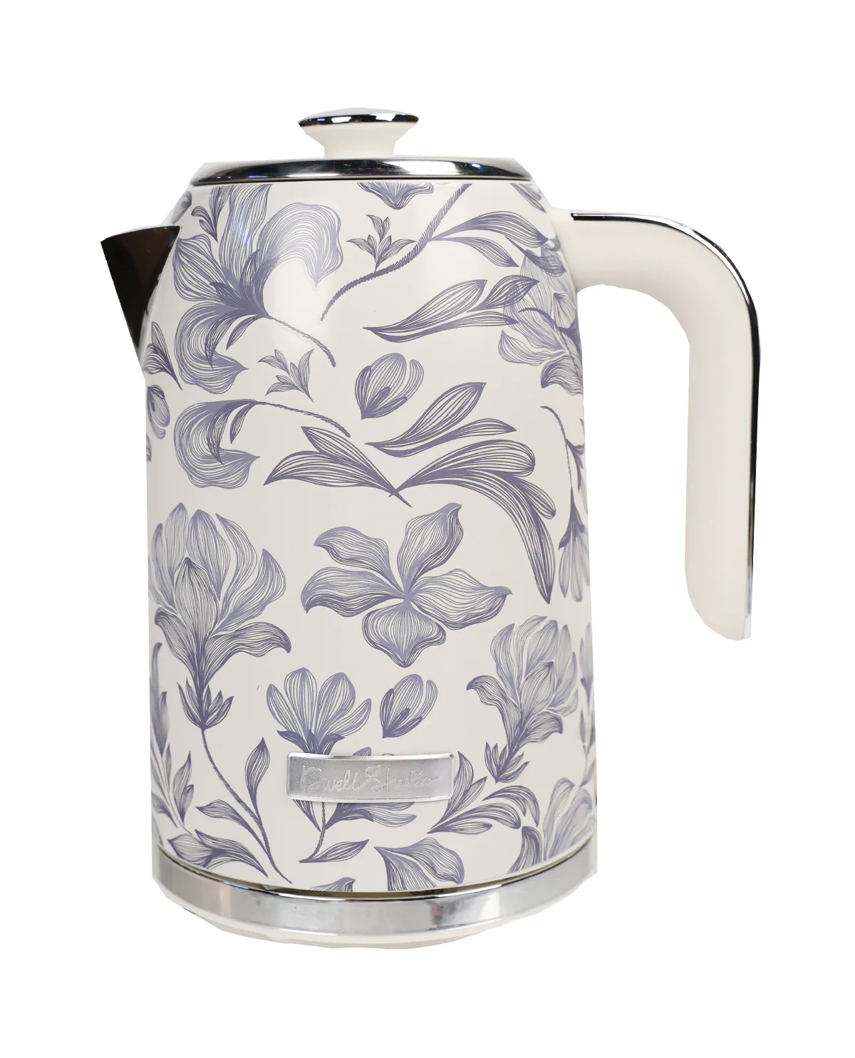 Dwell Blue Printed Kettle