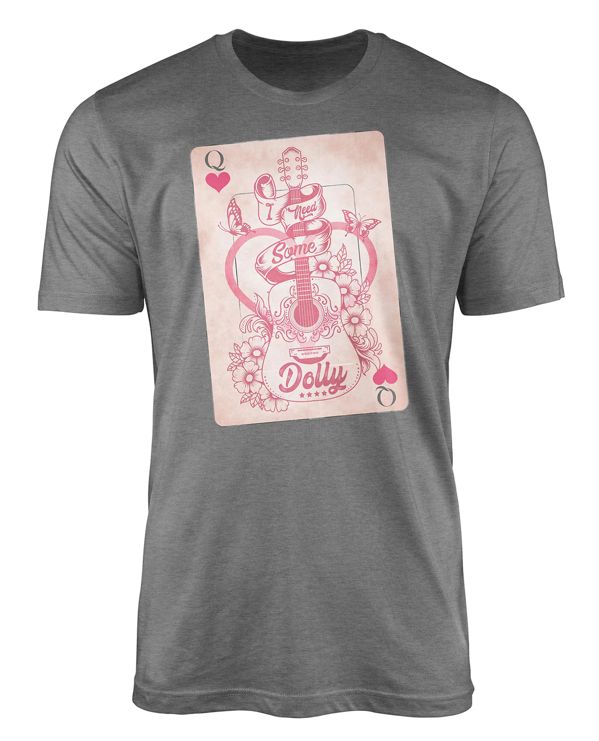 Dolly Card Short Sleeve Screen Tee Graphite