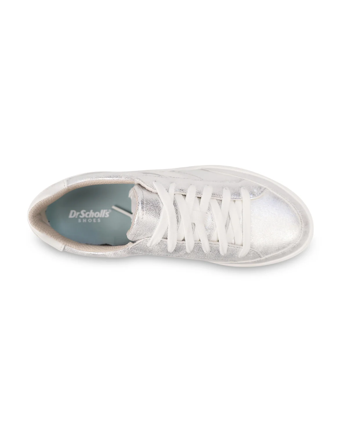 Dr Scholls Madison Lace Sport Shoe Silver - Image 6