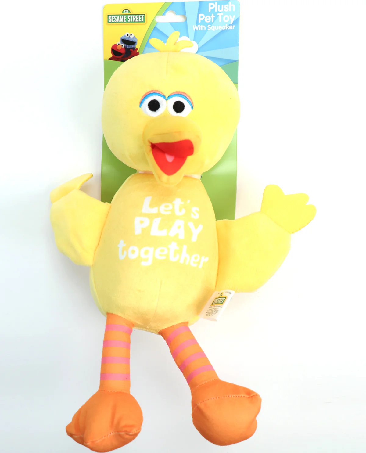 Sesame Street Pet Toy With Squeaker