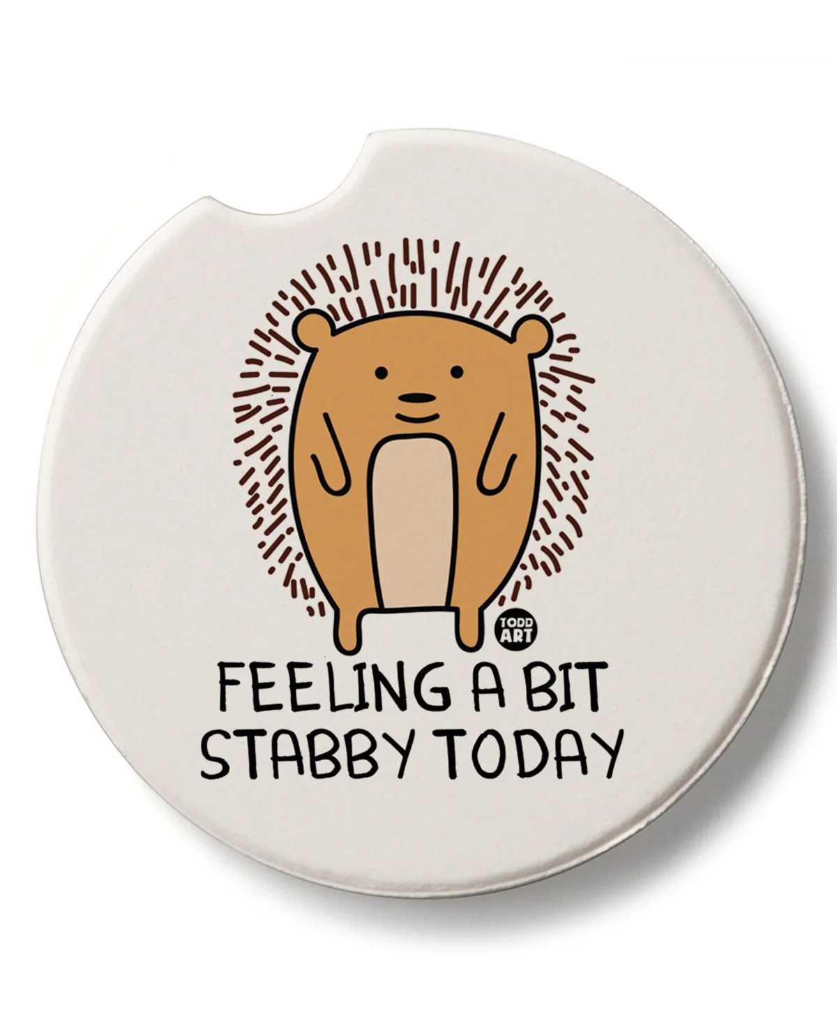 "Feeling Stabby" Car Coaster