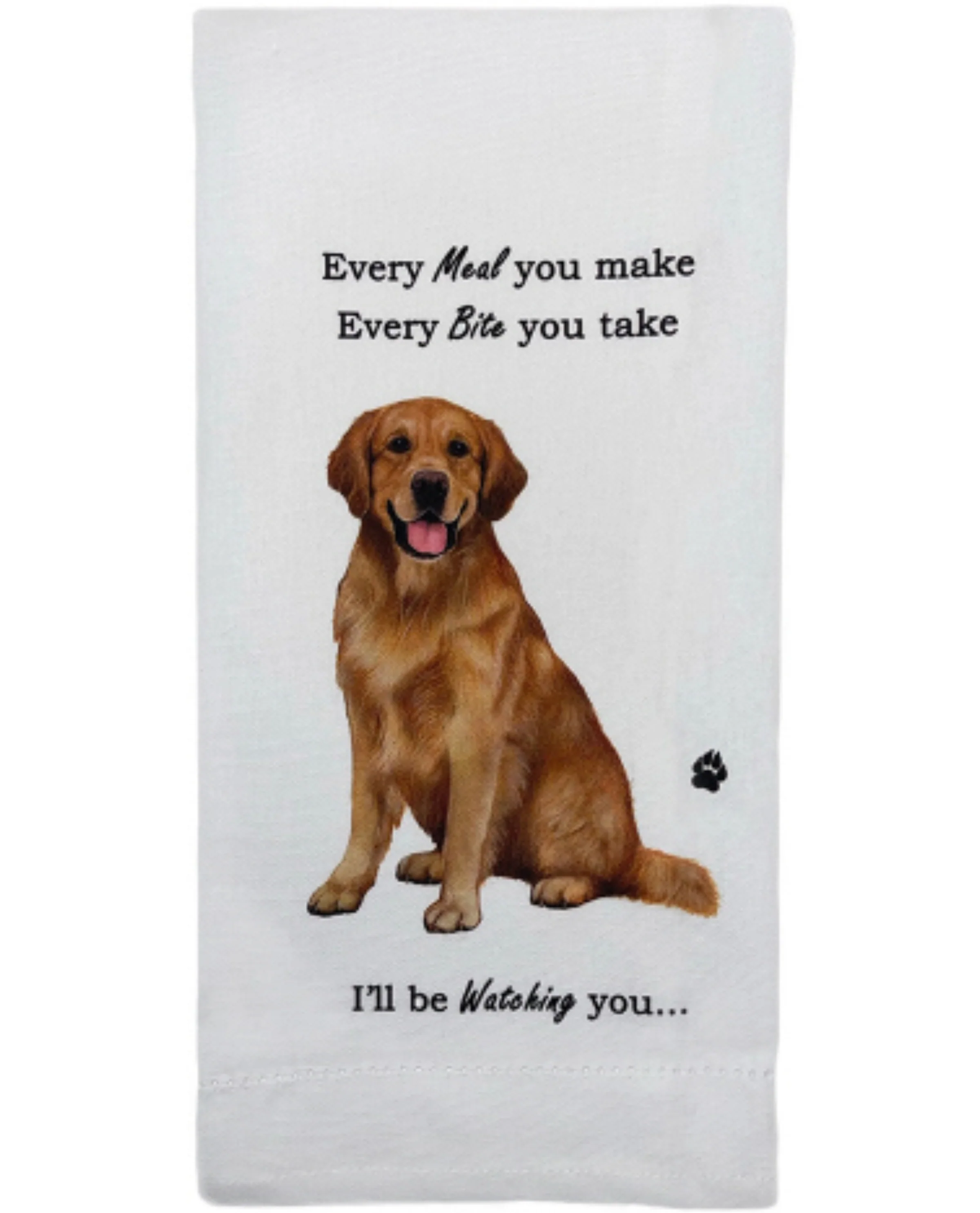 Golden Retriever Kitchen Towel