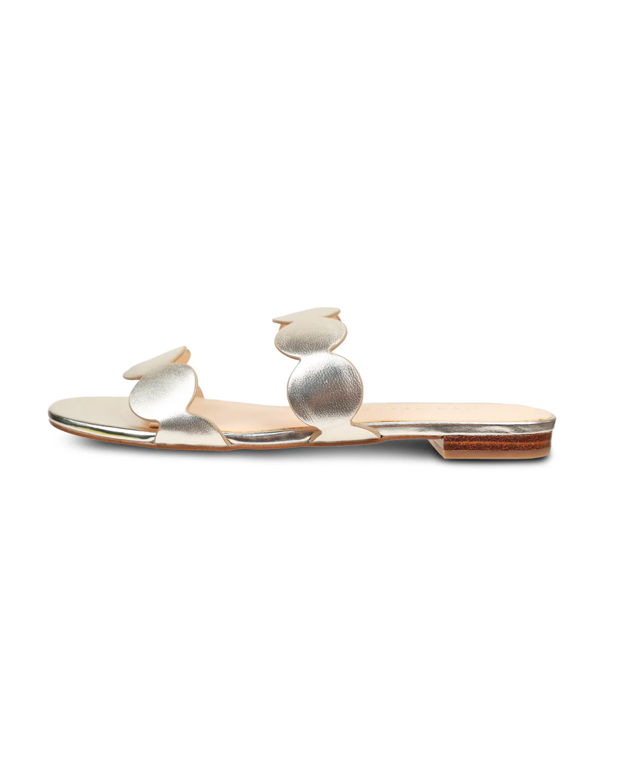 Jack Rogers Greglen Slide Metallic Platinum