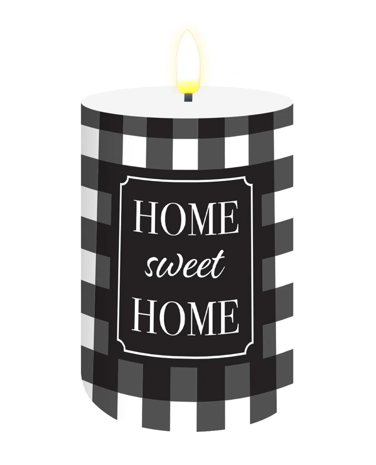 "Home Sweet Home" Flameless Candle