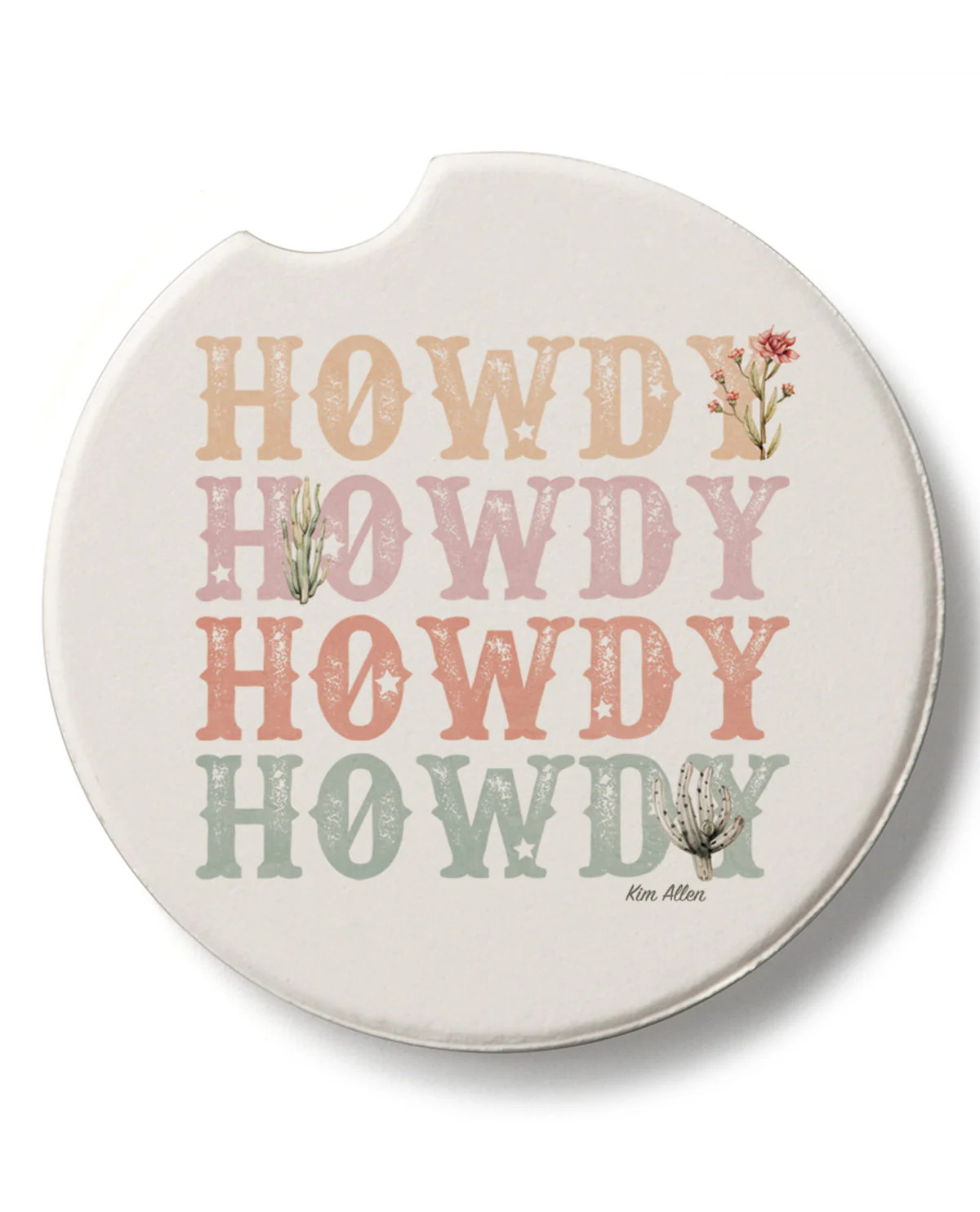 Howdy Cowgirl Car Coaster