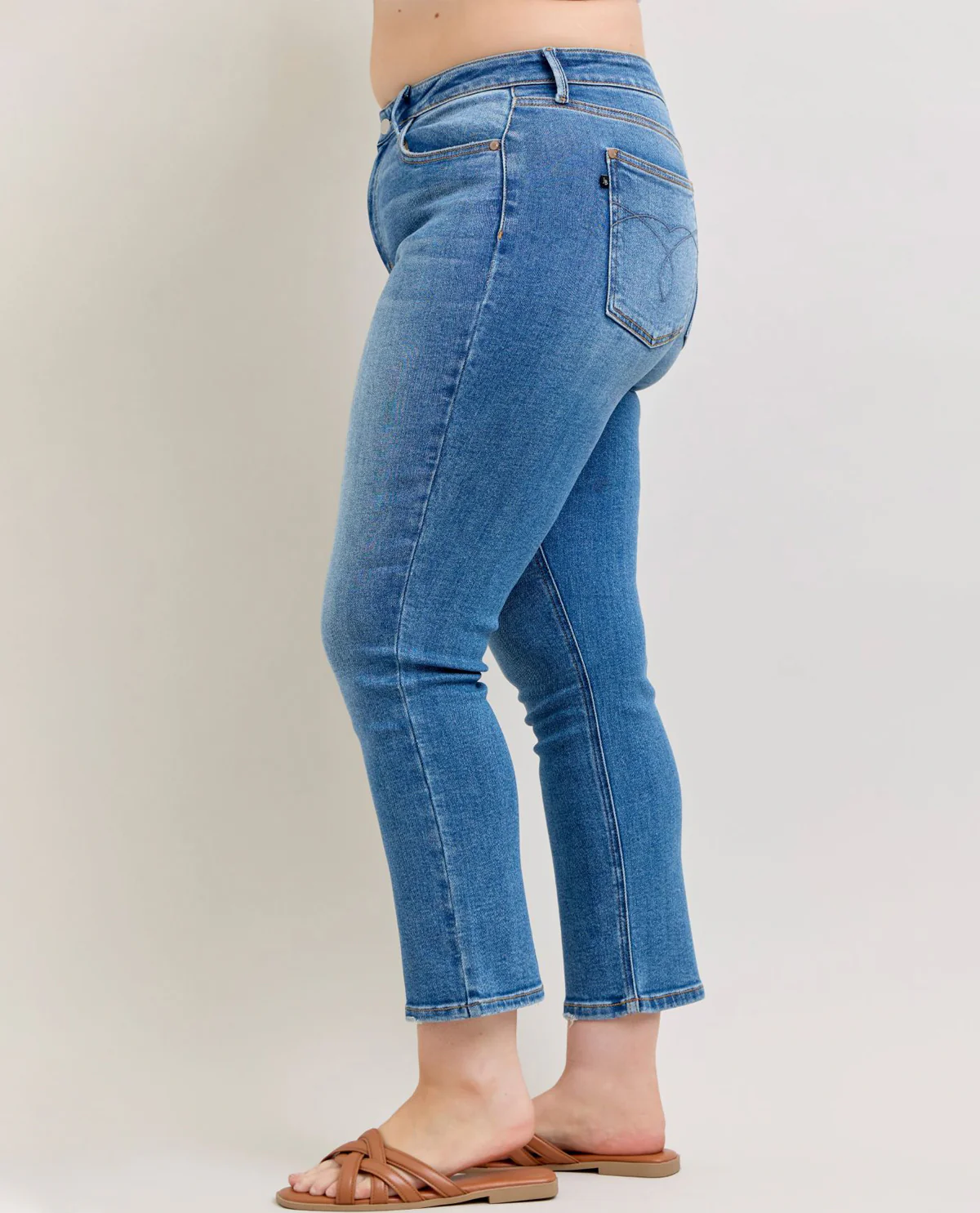 Judy Blue High Waist Slim Ankle Straight Jeans - Image 2