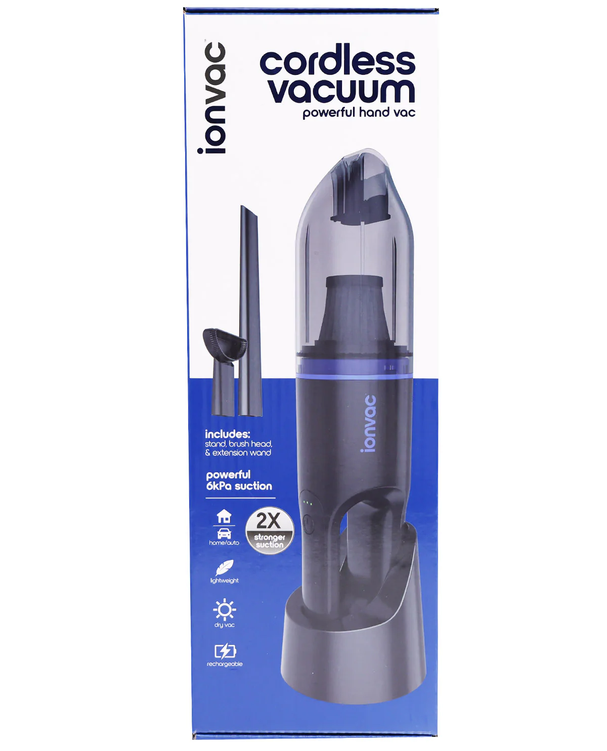 Ionvac Blue Cordless Hand Vacuum