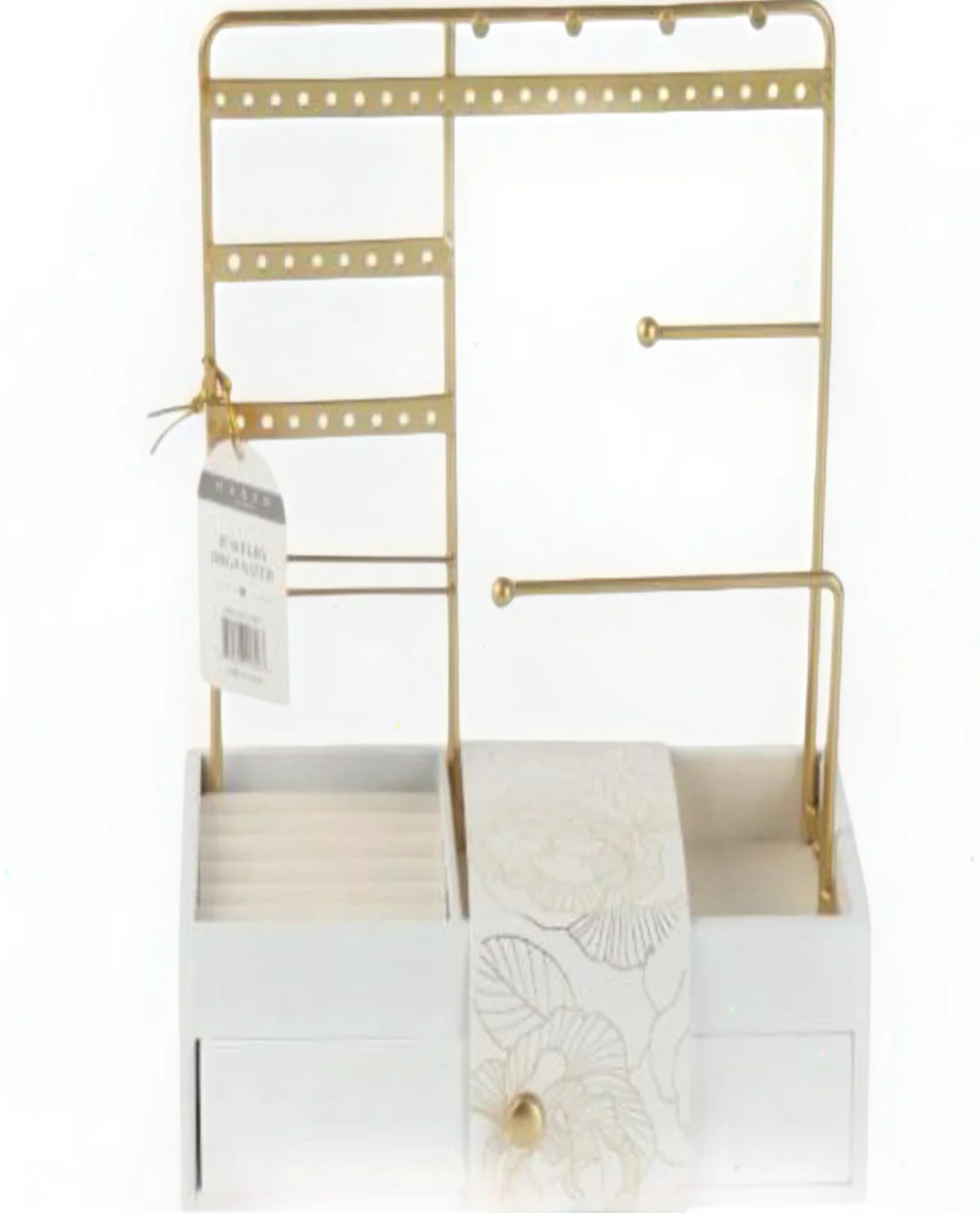 Jewelry Organizer With Drawer White