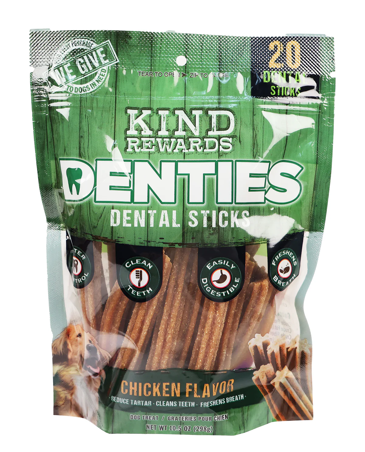 Kind Rewards Chicken Flavor Dog Sticks