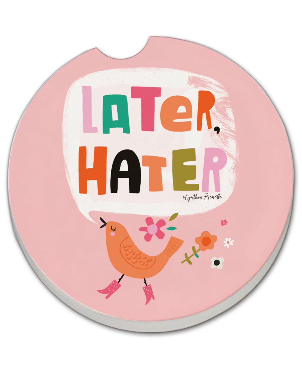 Later Hater Car Coaster