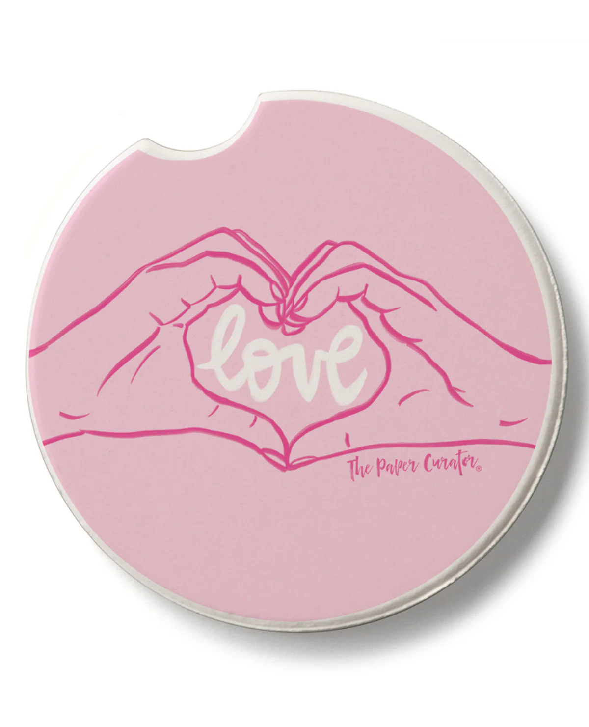 Love Hands Car Coaster