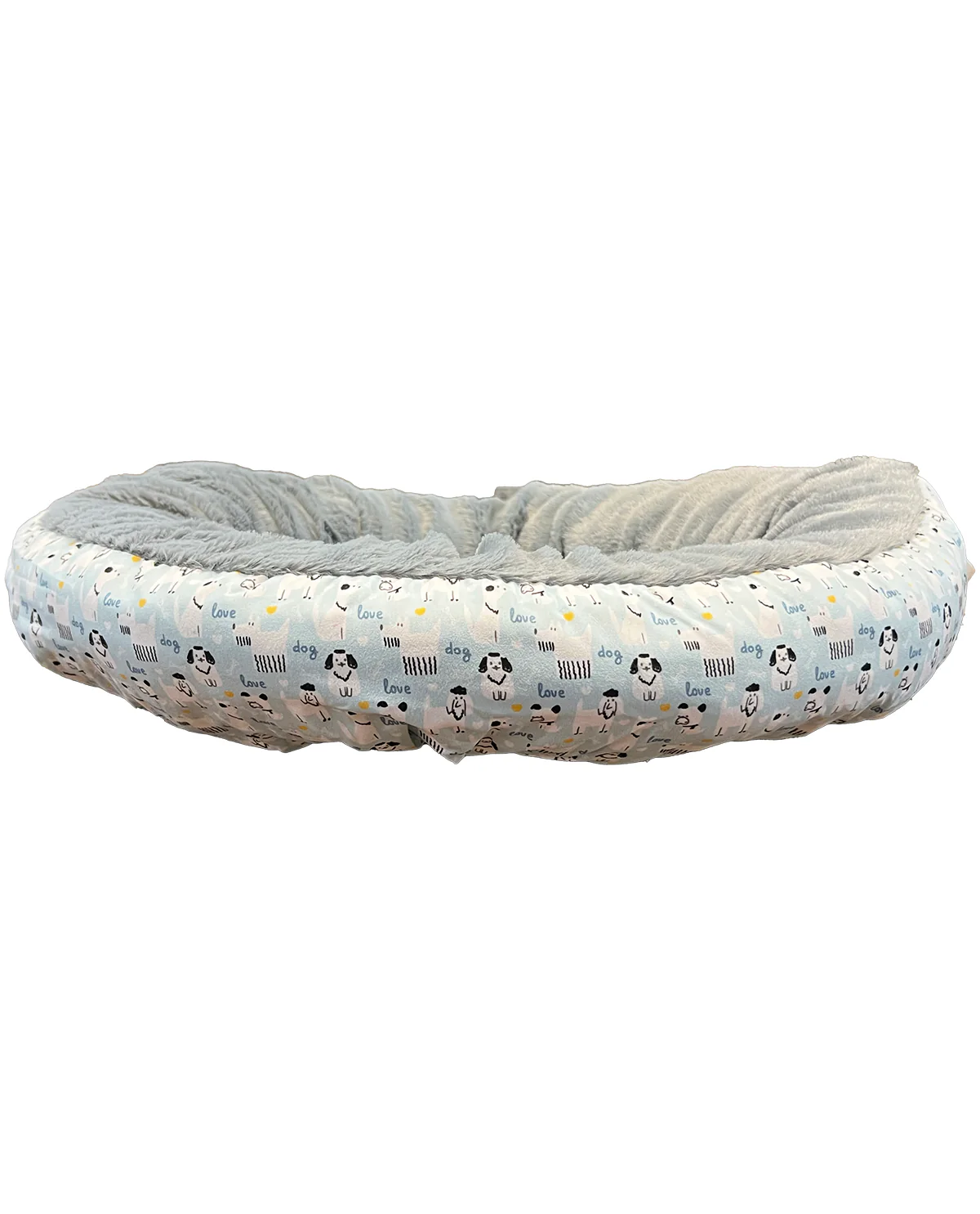Love My Dog Pet Bed Blue