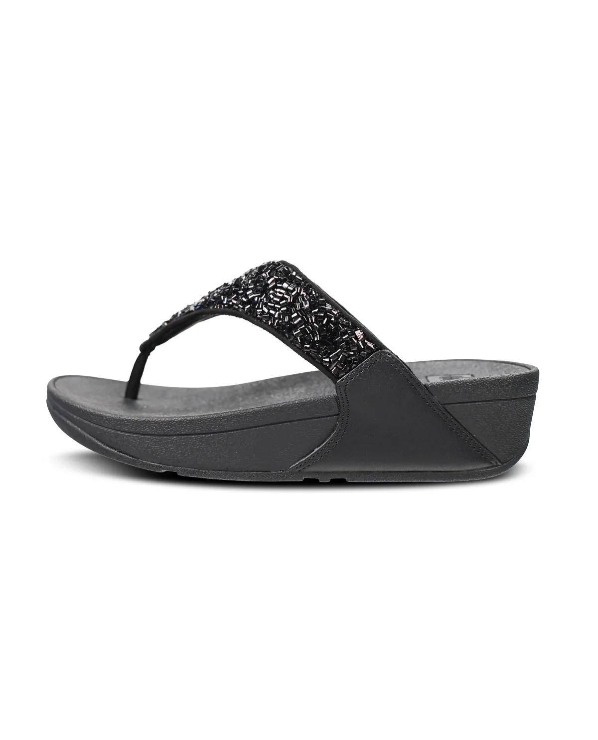 Fitflop Lulu Toethong Sandal All Black