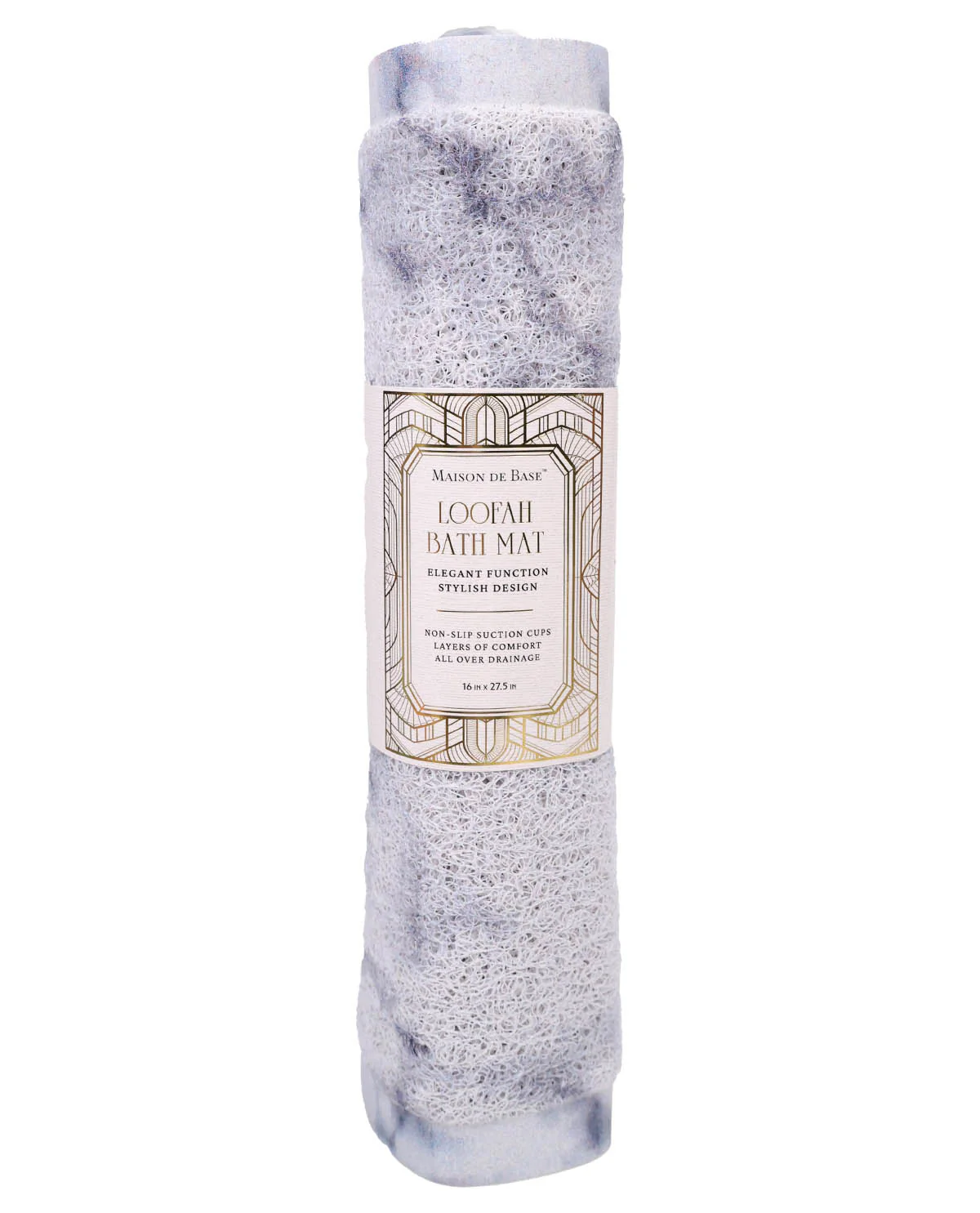Marble Black Loofah Bath