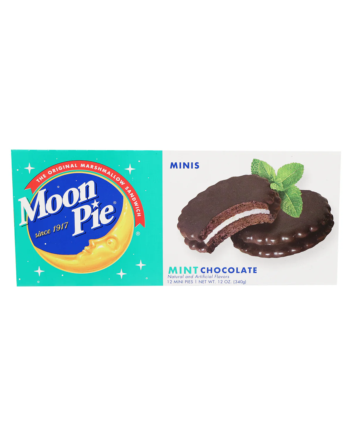 Mini Moon Pies - Mint Chocolate (12ct)