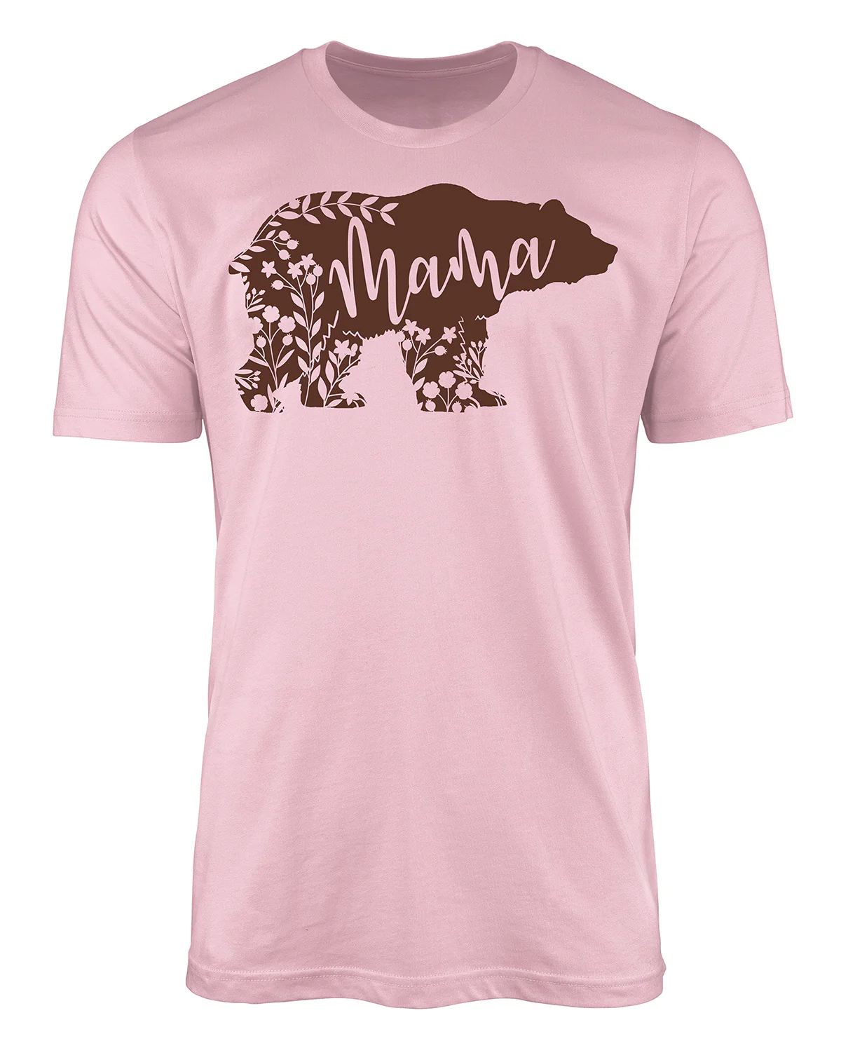 Mama Bear Short Sleeve Screen Tee Pink