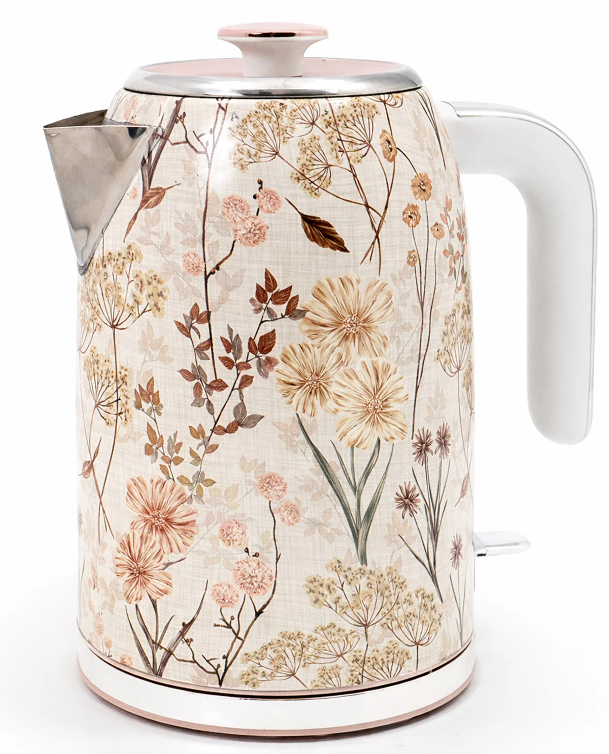 Dwell Print Electric Kettle Neutral Floral