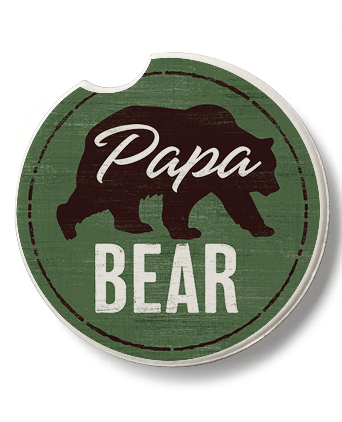 "Papa Bear" Car Coaster
