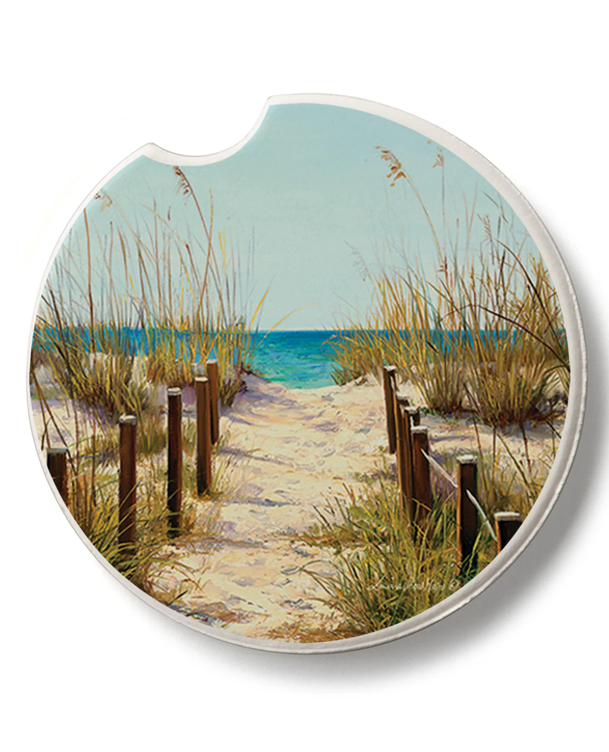 Path To The Ocean Car Coaster