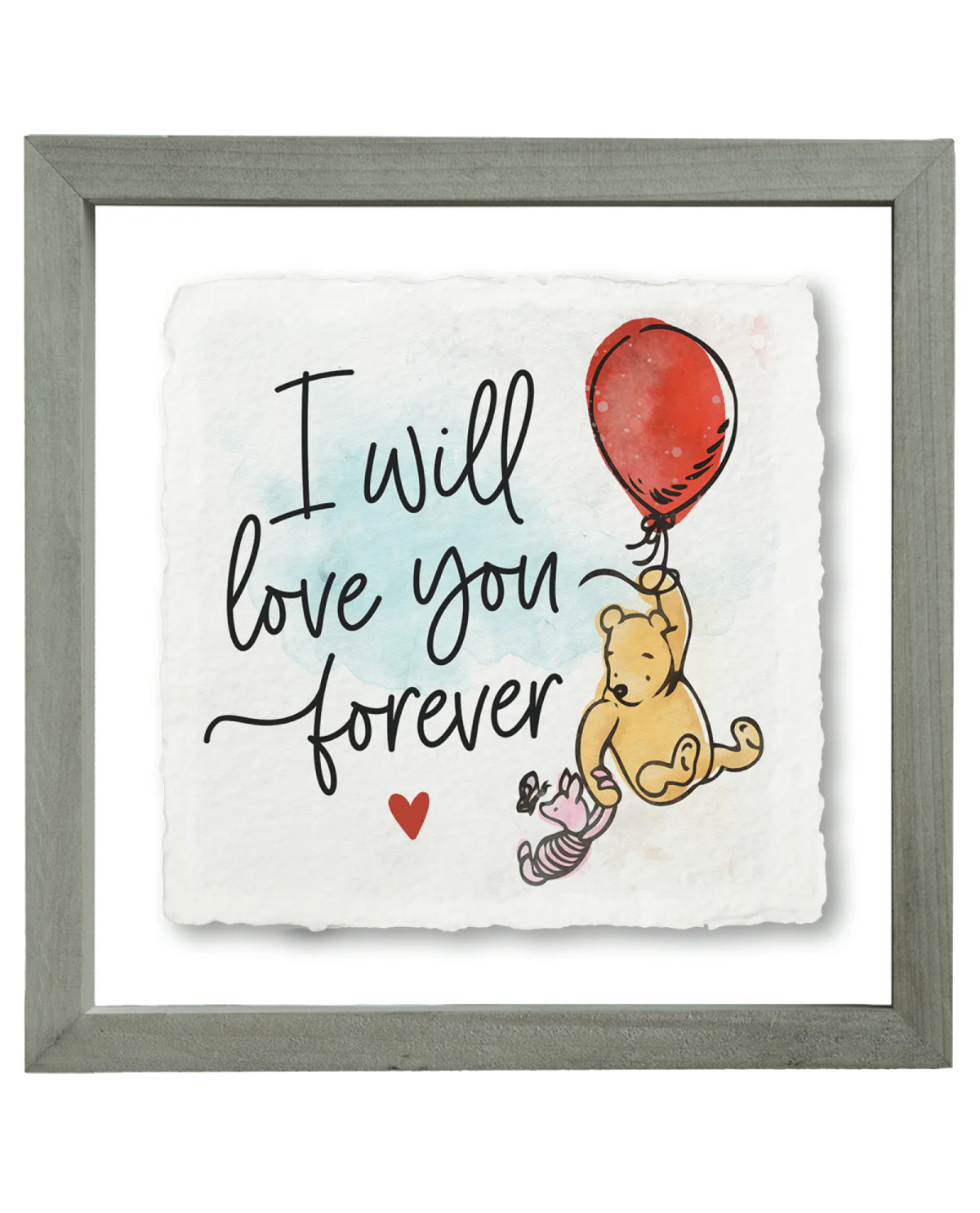 Pooh Love You Forever Sign