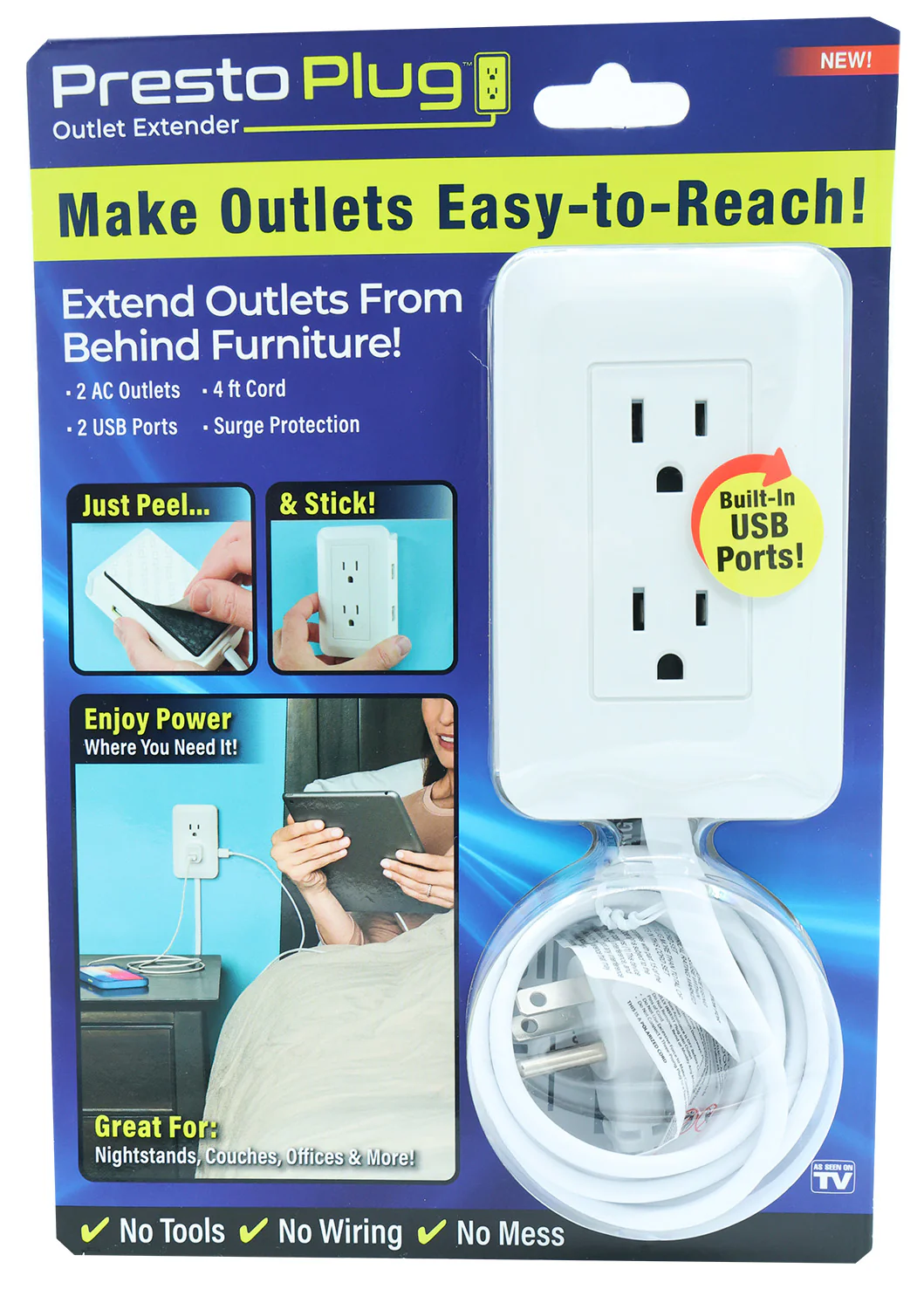 Presto Plug Outlet Extender